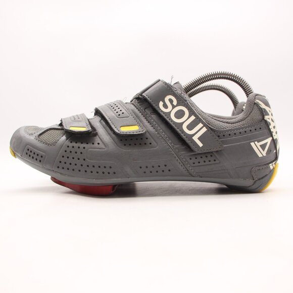 Soul Cycle Pearl Izumi Men's Size EU 43 Cycling Shoes Gray Athletic Sneaker - Picture 4 of 10
